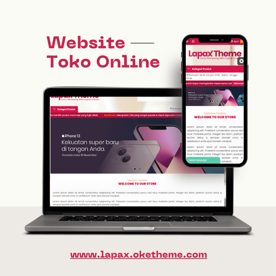Jasa Website Online Shop Responsive untuk Menjual Produk Secara Daring di Batu